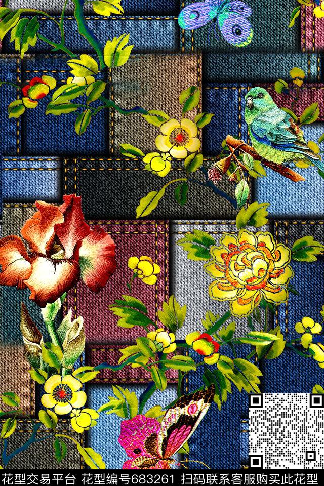 时尚女装数码印花华亿平台下载（图片编号: 683261） - 瓦栏（Walan）