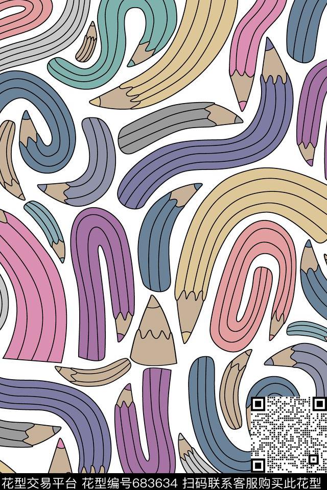 音乐符号多肉趣味传统印花华亿平台下载（图片编号: 683634） - 瓦栏（Walan）