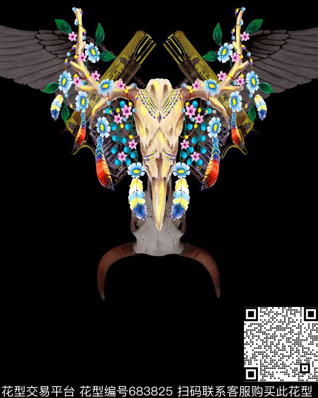 流行时尚趣味秋装时尚流行数码印花华亿平台下载（图片编号: 683825） - 瓦栏（Walan）