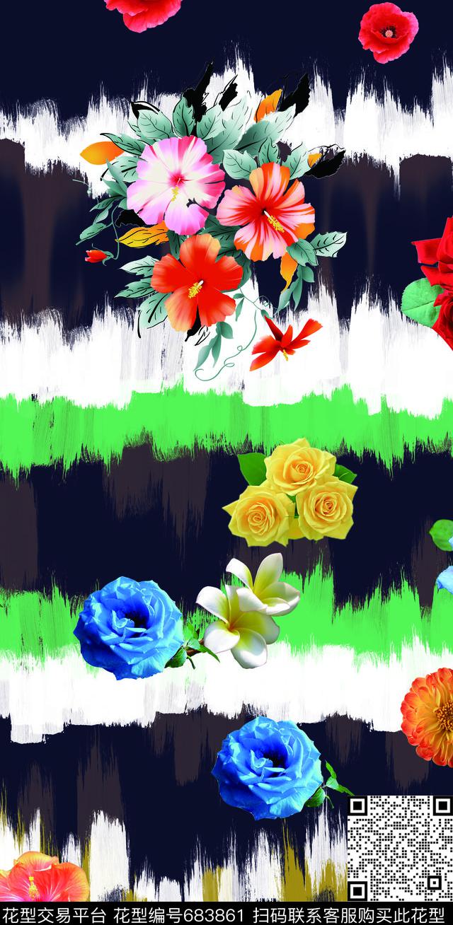 莫妮卡-大牌华亿平台数码印花华亿平台下载（图片编号: 683861） - 瓦栏（Walan）