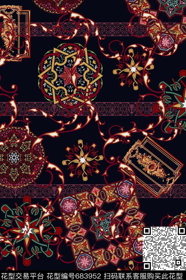 民族华亿平台传统传统印花华亿平台下载（图片编号: 683952） - 瓦栏（Walan）