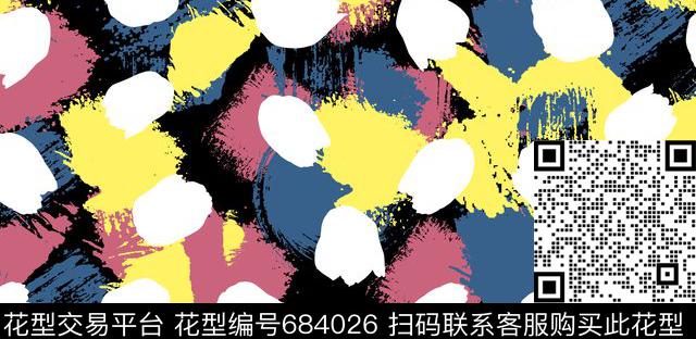 肌理花卉女装传统印花华亿平台下载（图片编号: 684026） - 瓦栏（Walan）