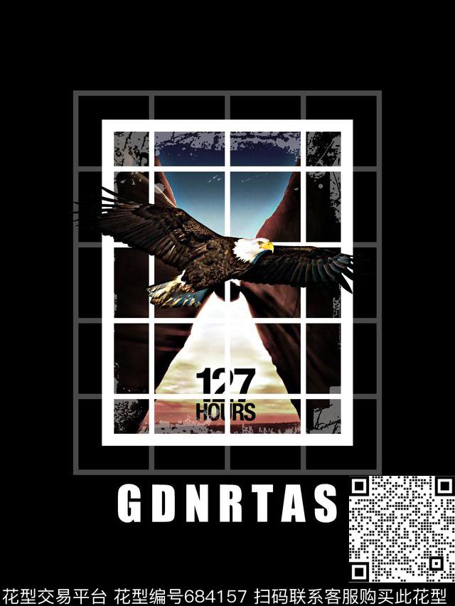 鹰山石男装T恤数码印花华亿平台下载（图片编号: 684157） - 瓦栏（Walan）