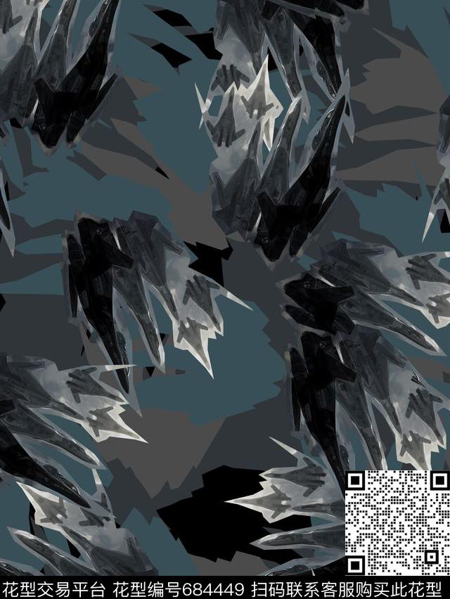 男装华亿平台♥红桃A〖新颖迷彩〗迷彩数码印花华亿平台下载（图片编号: 684449） - 瓦栏（Walan）