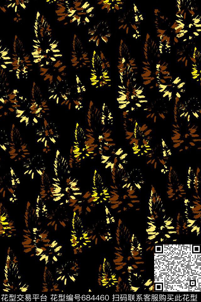 休闲田园风时尚花纹花卉传统印花华亿平台下载（图片编号: 684460） - 瓦栏（Walan）