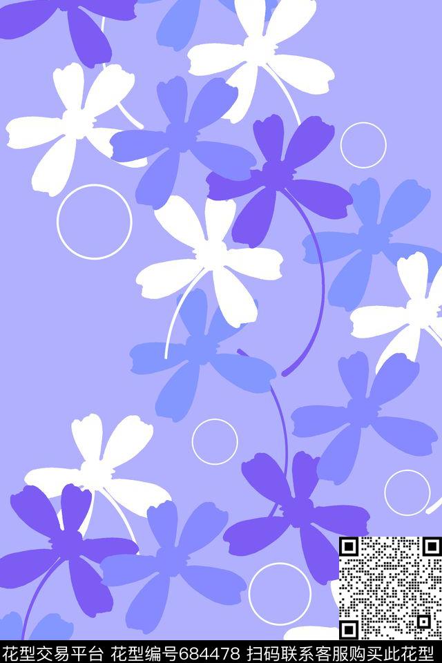 时尚花纹休闲田园风墙纸传统印花华亿平台下载（图片编号: 684478） - 瓦栏（Walan）