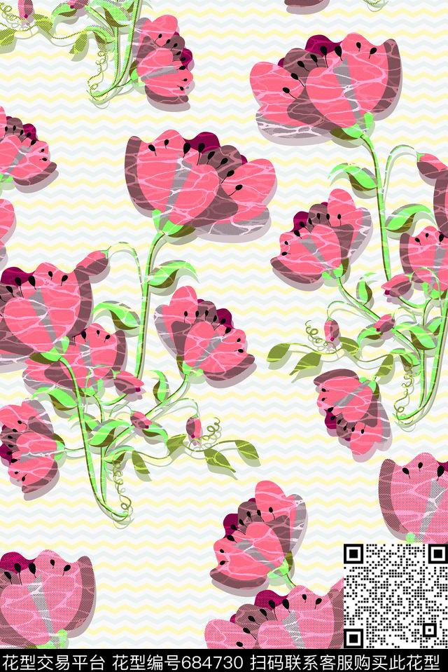 零点--女装零点--家纺零点--泳装传统印花华亿平台下载（图片编号: 684730） - 瓦栏（Walan）