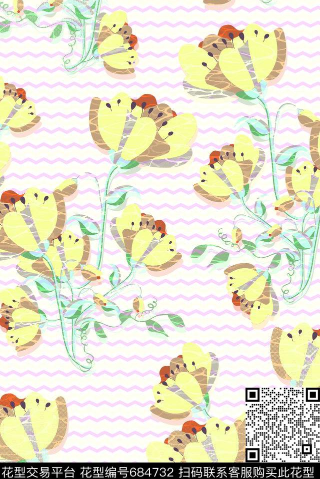 零点--女装零点--家纺零点--泳装传统印花华亿平台下载（图片编号: 684732） - 瓦栏（Walan）