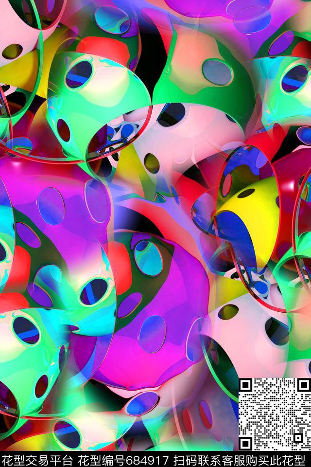 空间感艺术空间抽象艺术数码印花华亿平台下载（图片编号: 684917） - 瓦栏（Walan）