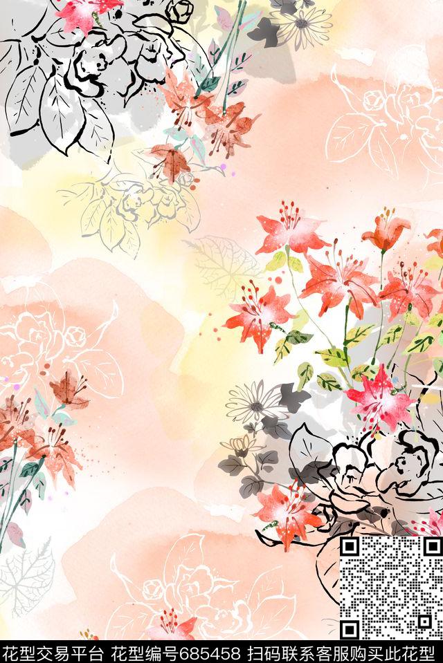 零点--家纺零点--女装零点--泳装数码印花华亿平台下载（图片编号: 685458） - 瓦栏（Walan）