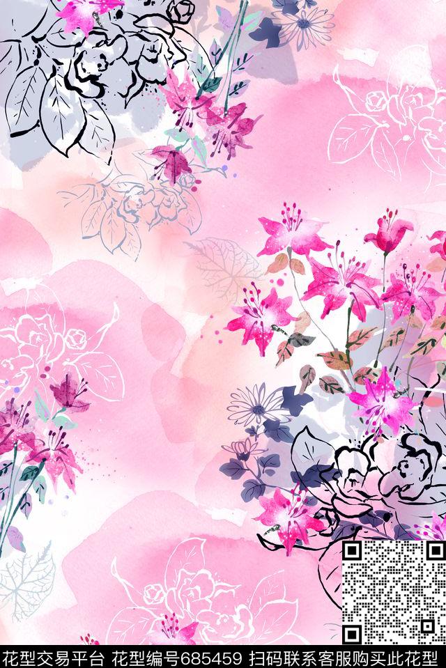 零点--家纺零点--女装零点--泳装数码印花华亿平台下载（图片编号: 685459） - 瓦栏（Walan）