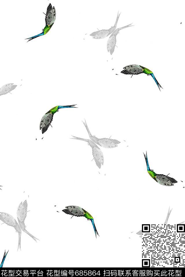 商务休闲女装男装数码印花华亿平台下载（图片编号: 685864） - 瓦栏（Walan）