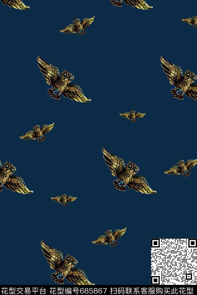 珠宝男装商务休闲数码印花华亿平台下载（图片编号: 685867） - 瓦栏（Walan）