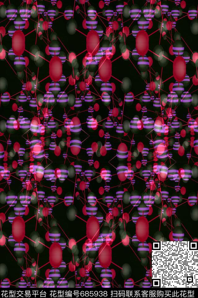 男士衬衫小碎花纹空间感数码印花华亿平台下载（图片编号: 685938） - 瓦栏（Walan）