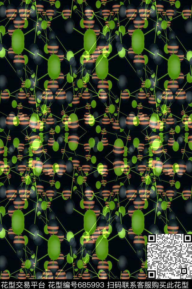 男士衬衫小碎花纹空间感数码印花华亿平台下载（图片编号: 685993） - 瓦栏（Walan）