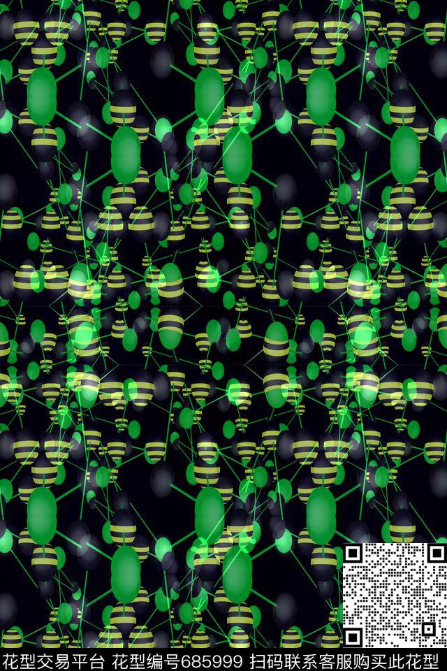 男士衬衫小碎花纹空间感数码印花华亿平台下载（图片编号: 685999） - 瓦栏（Walan）