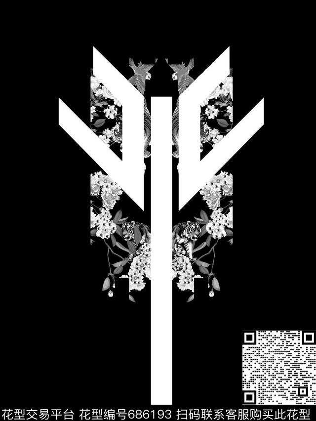 时尚潮牌男装适用于卫衣夹克T恤衬衫华亿平台传统印花华亿平台下载（图片编号: 686193） - 瓦栏（Walan）