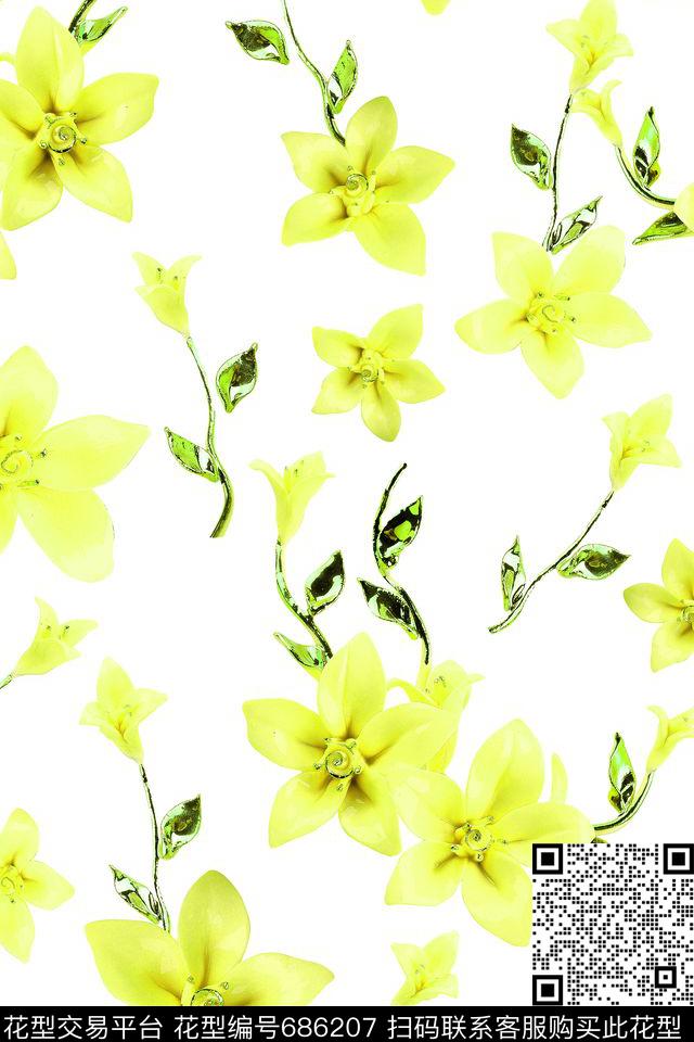 休闲夏装女装女士夏装花卉数码印花华亿平台下载（图片编号: 686207） - 瓦栏（Walan）