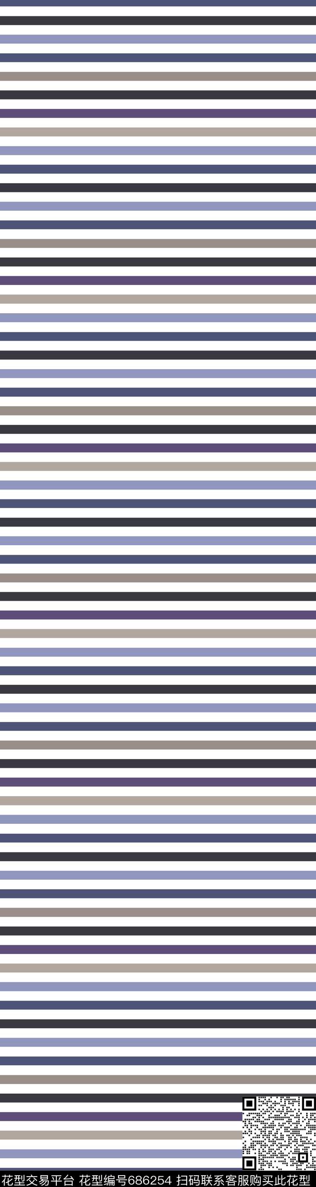 条纹数码印花华亿平台下载（图片编号: 686254） - 瓦栏（Walan）