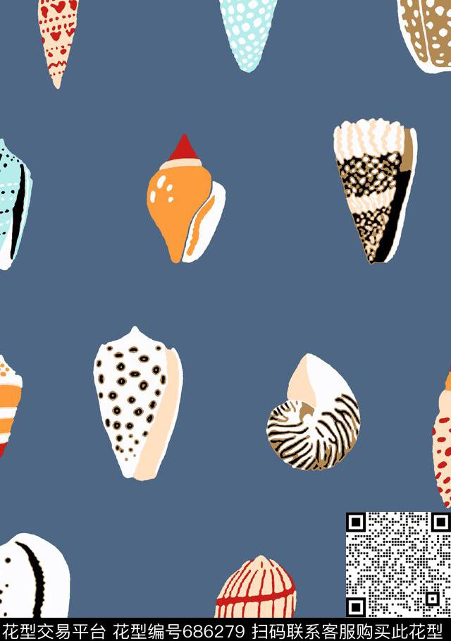 贝壳数码印花华亿平台下载（图片编号: 686279） - 瓦栏（Walan）