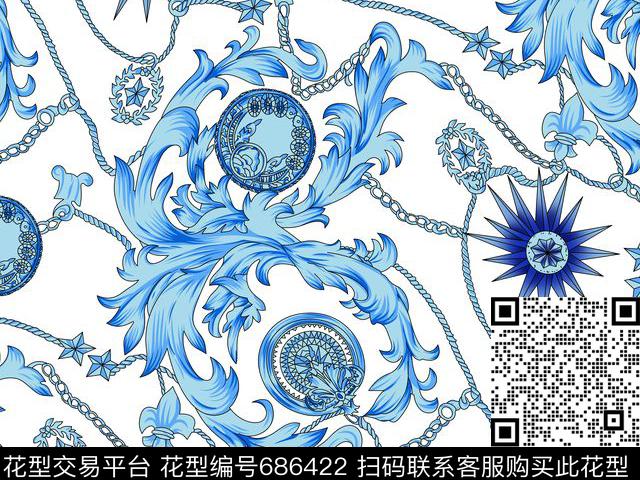 2016新款图案时尚创意图案大牌时尚图案传统印花华亿平台下载（图片编号: 686422） - 瓦栏（Walan）