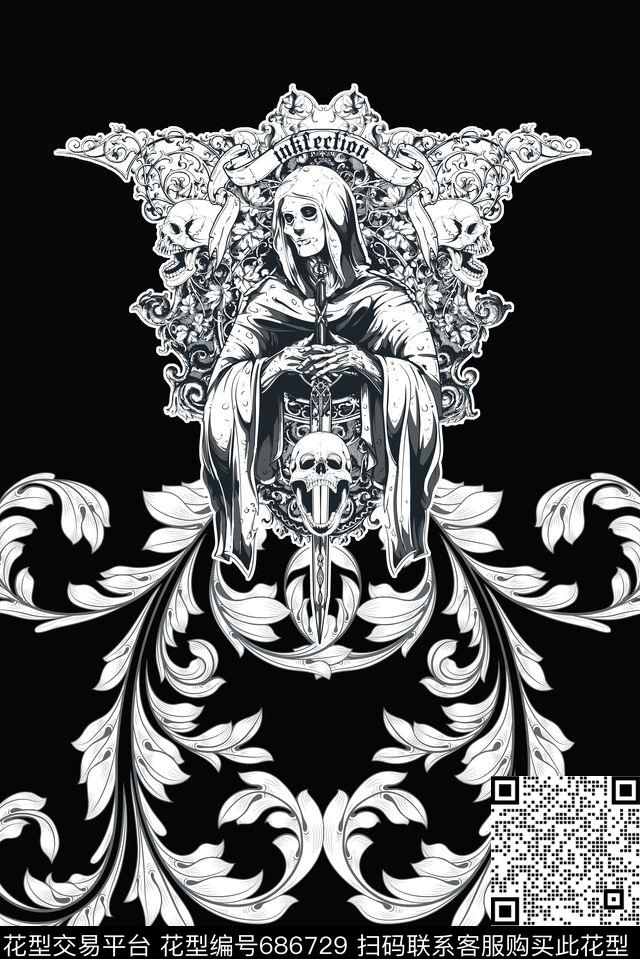 简欧迪拜图腾传统印花华亿平台下载（图片编号: 686729） - 瓦栏（Walan）