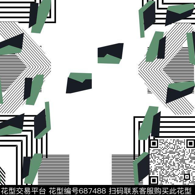 2016新款图案时尚创意图案大牌时尚图案数码印花华亿平台下载（图片编号: 687488） - 瓦栏（Walan）