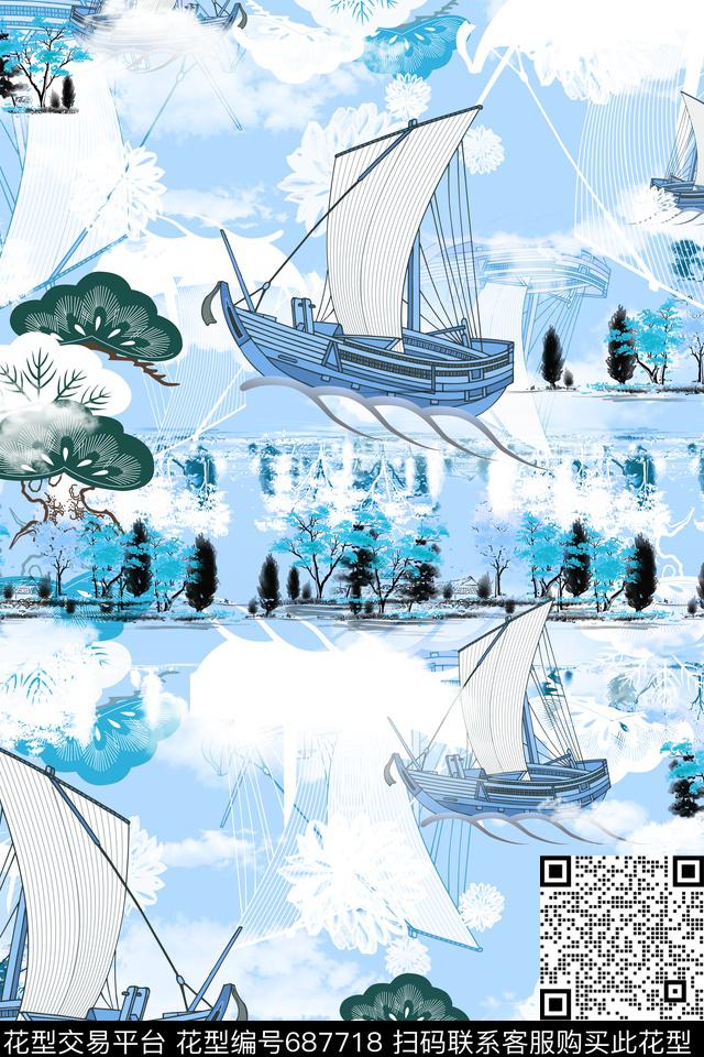 L.D~卡通L.D~趣味L.D~手绘数码印花华亿平台下载（图片编号: 687718） - 瓦栏（Walan）