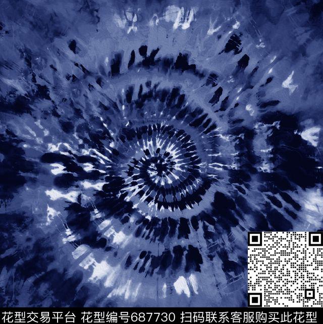 仿大牌华伦天奴valentino漩涡数码印花华亿平台下载（图片编号: 687730） - 瓦栏（Walan）