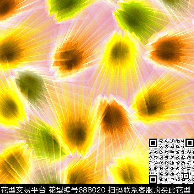 抽象几何纹理数码印花华亿平台下载（图片编号: 688020） - 瓦栏（Walan）