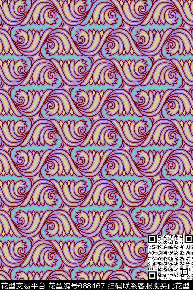 民族风男装巴西传统印花华亿平台下载（图片编号: 688467） - 瓦栏（Walan）