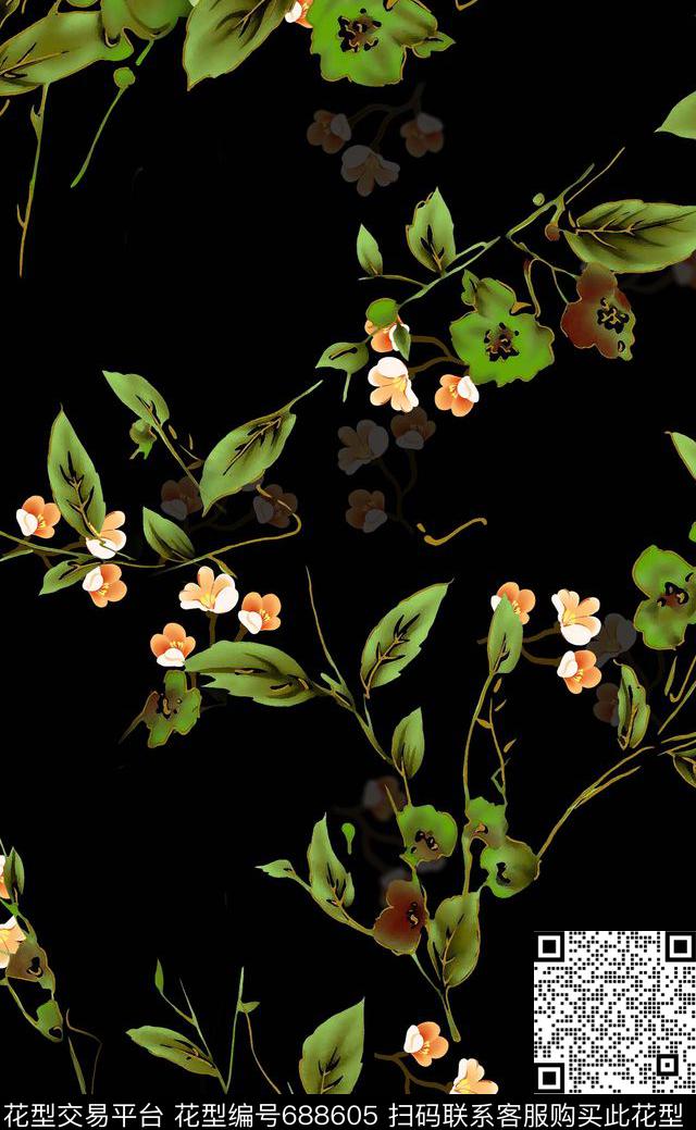 莫妮卡-大牌华亿平台数码印花华亿平台下载（图片编号: 688605） - 瓦栏（Walan）