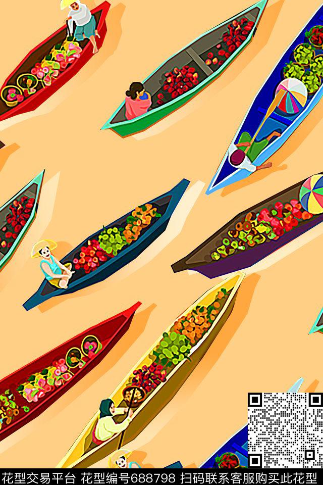 女装童装卡通数码印花华亿平台下载（图片编号: 688798） - 瓦栏（Walan）