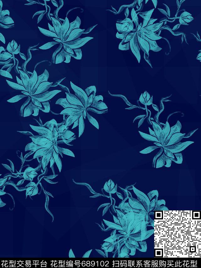 2017春夏男装开发数码印花华亿平台下载（图片编号: 689102） - 瓦栏（Walan）