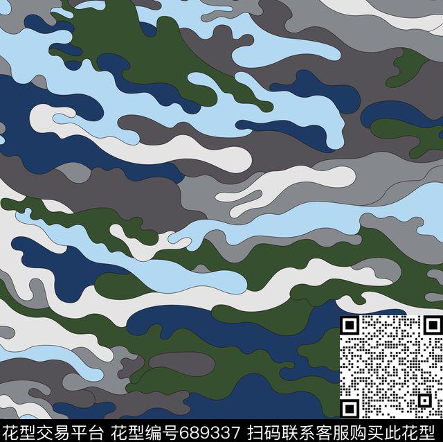 卡通迷彩迷彩2016新款图案传统印花华亿平台下载（图片编号: 689337） - 瓦栏（Walan）