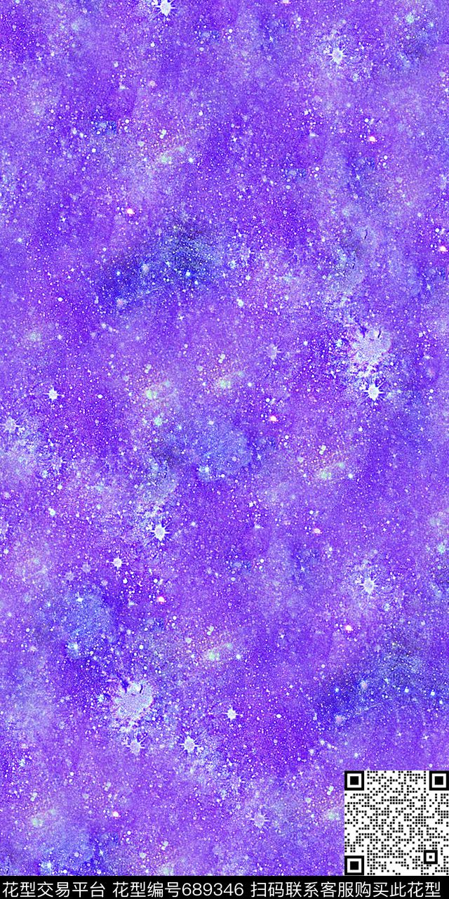 星星抽象大牌风数码印花华亿平台下载（图片编号: 689346） - 瓦栏（Walan）