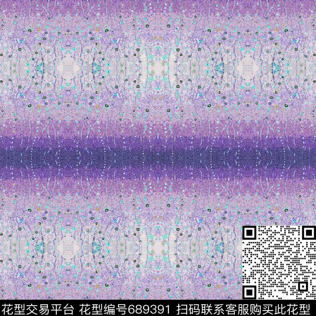 多彩斑斓几何炫彩抽象图案数码印花华亿平台下载（图片编号: 689391） - 瓦栏（Walan）