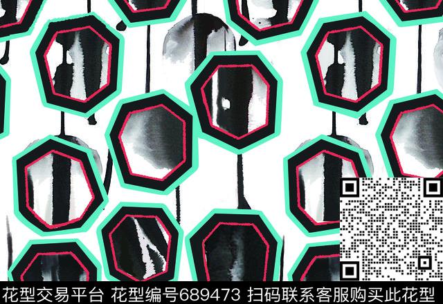 时尚女装精致欧美风格印花数码印花华亿平台下载（图片编号: 689473） - 瓦栏（Walan）