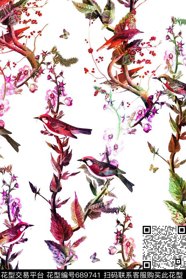 枝叶零点--家纺零点--女装数码印花华亿平台下载（图片编号: 689741） - 瓦栏（Walan）