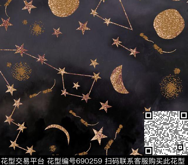 几何不规则几何解构传统印花华亿平台下载（图片编号: 690259） - 瓦栏（Walan）