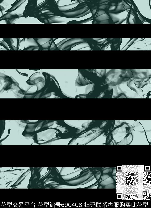Fei-男装横条条纹数码印花华亿平台下载（图片编号: 690408） - 瓦栏（Walan）