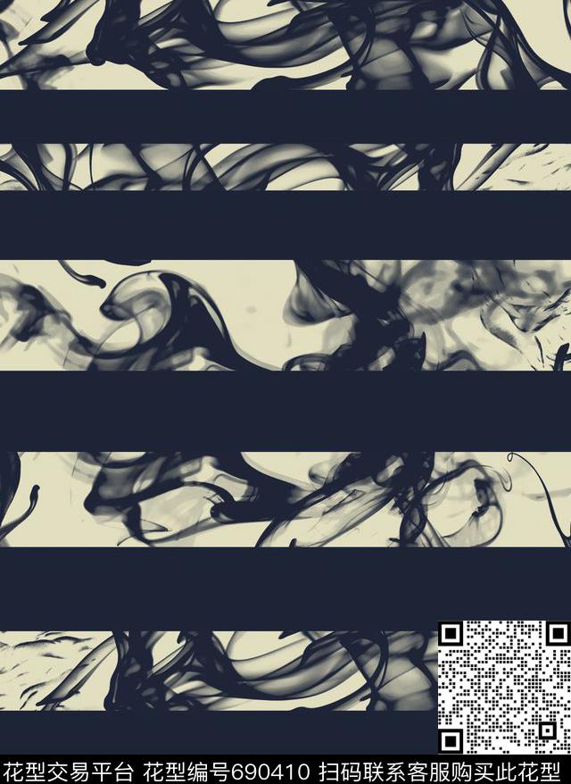 Fei-男装横条条纹数码印花华亿平台下载（图片编号: 690410） - 瓦栏（Walan）