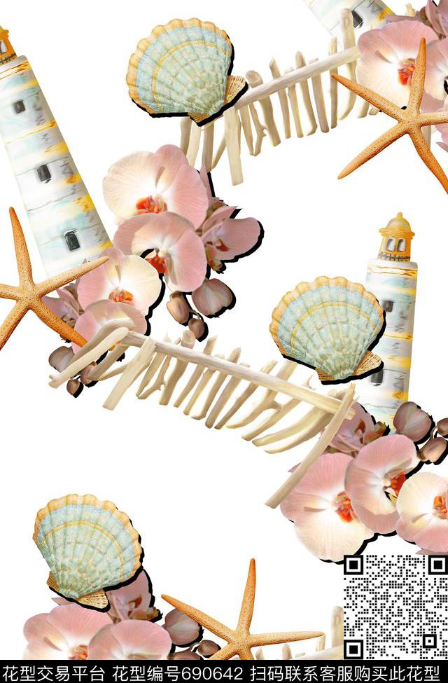 大花牡丹玫瑰数码印花华亿平台下载（图片编号: 690642） - 瓦栏（Walan）