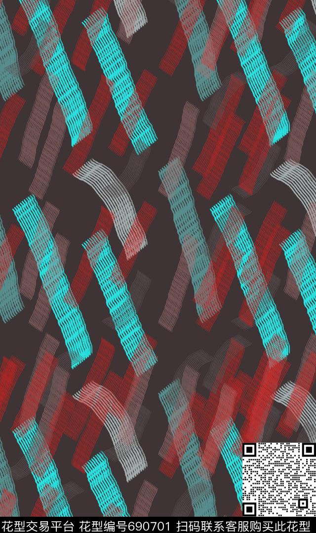 手绘水彩笔触笔触纹理手绘线条传统印花华亿平台下载（图片编号: 690701） - 瓦栏（Walan）