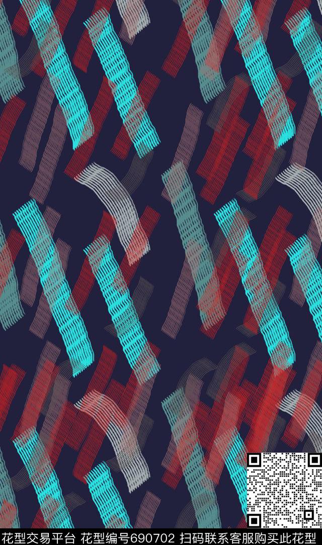 手绘水彩笔触笔触纹理手绘线条传统印花华亿平台下载（图片编号: 690702） - 瓦栏（Walan）