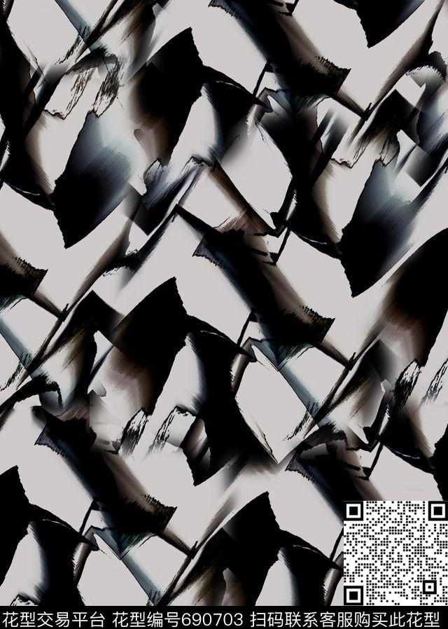 裤子衬衫炫酷数码印花华亿平台下载（图片编号: 690703） - 瓦栏（Walan）