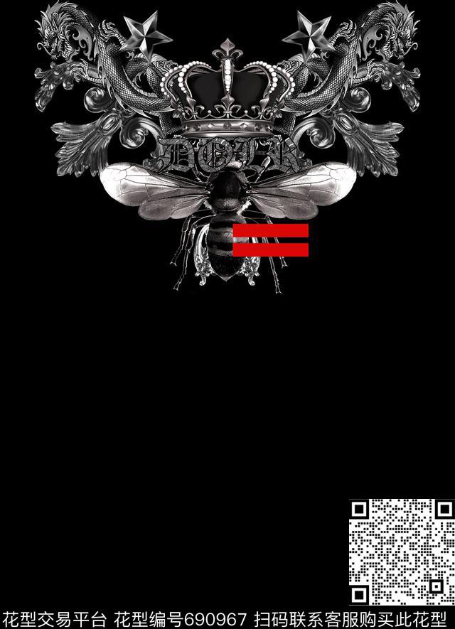 杜嘉班纳龙简欧数码印花华亿平台下载（图片编号: 690967） - 瓦栏（Walan）