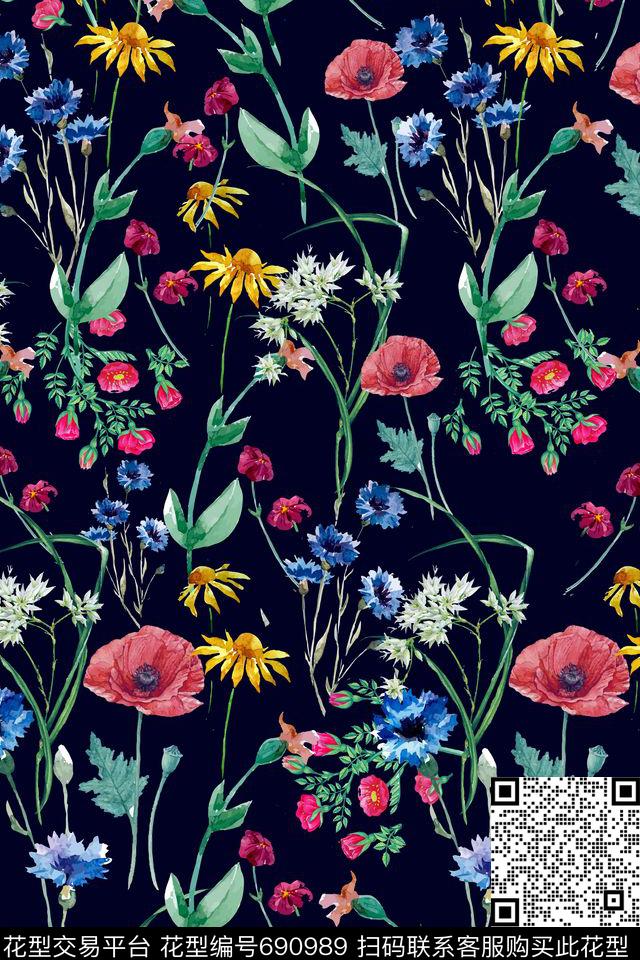 KEW-碎花小图案Gucci碎花数码印花华亿平台下载（图片编号: 690989） - 瓦栏（Walan）