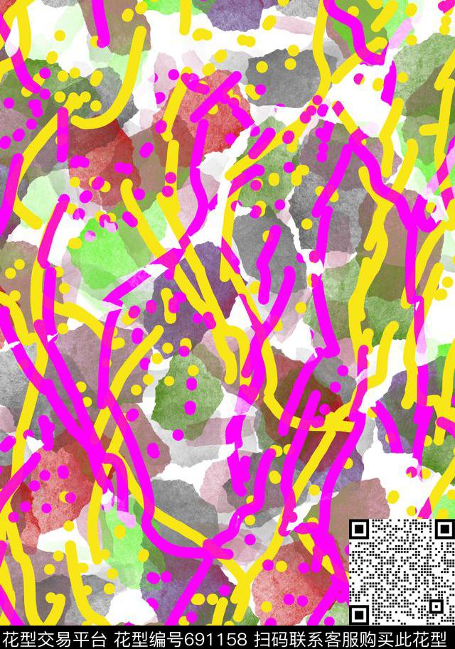 迷彩服写意迷彩传统印花华亿平台下载（图片编号: 691158） - 瓦栏（Walan）