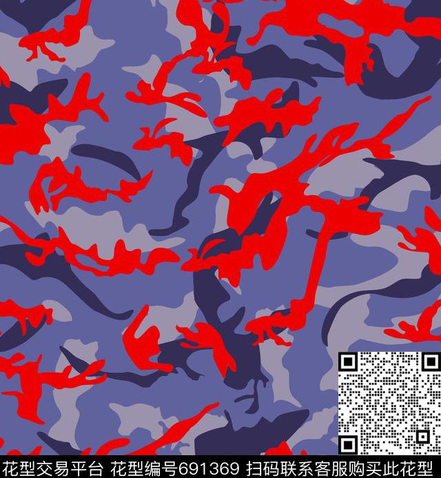 迷彩几何传统印花华亿平台下载（图片编号: 691369） - 瓦栏（Walan）